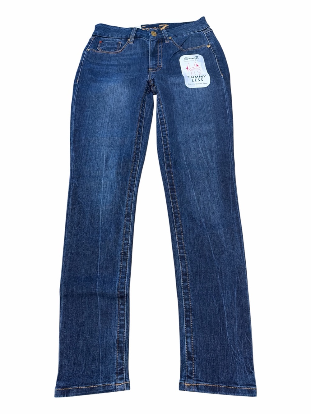Seven7 TummyLess High Rise Skinny Jeans Women’s Size 6 NWT Dark Wash Stretch